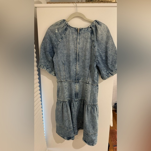 Simkhai Holland Denim Mini Dress size Medium - Picture 4 of 7